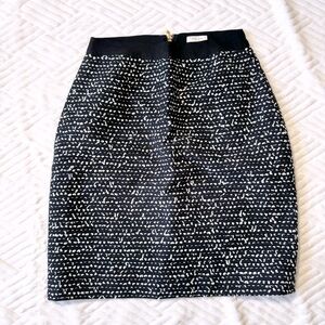 Kate Spade skirt the rules size 10 black tweed